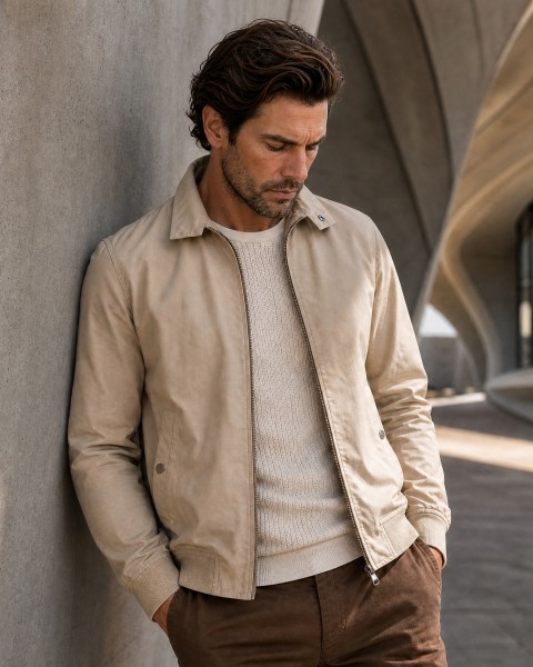 Cotton Stretch blouson
