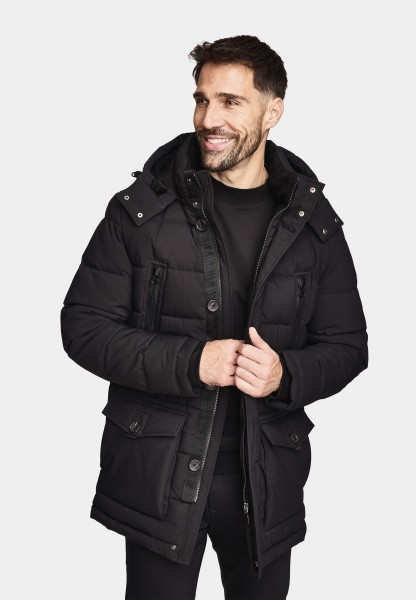 Weatherproof quilt parka