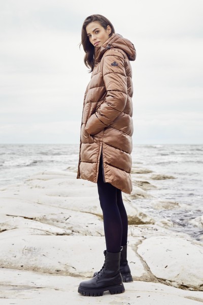 quilted parka