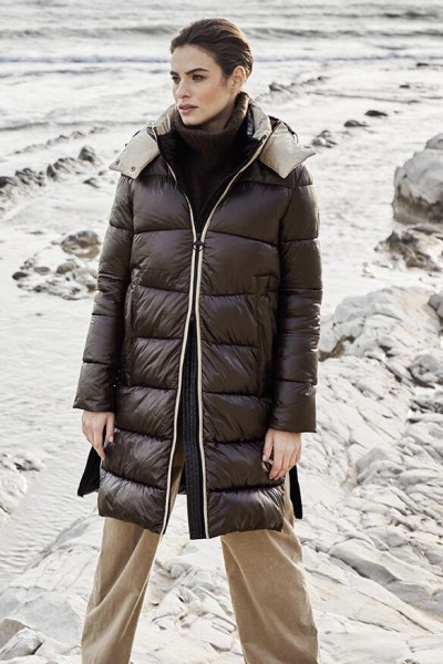 Colourmix quilt parka