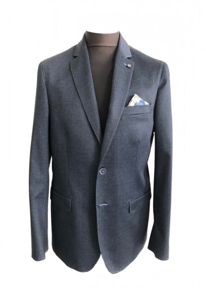 Jersey blazer, fantasy print, REGULAR fit